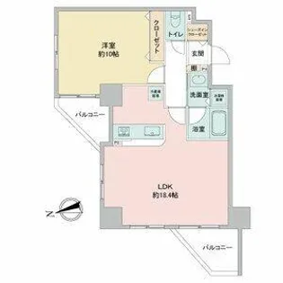 さくらHillsリバーサイドWEST【2階】の間取り