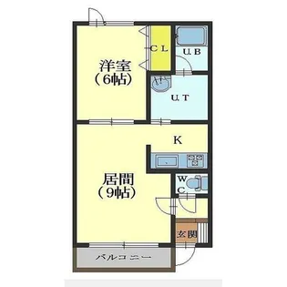 ハイツふきのとうNo.7【202号室】の間取り