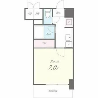 シティーヴェローナ【7階】の間取り