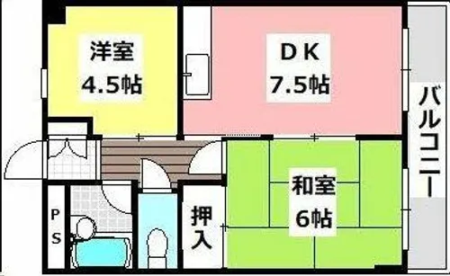 BLUMEつかさ【3階】の間取り