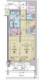 ファーストフィオーレ梅田イースト【5階】の間取り