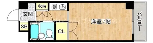 メゾンマツウラ【5階】の間取り