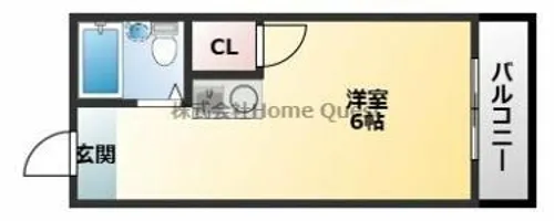 21ハイム【3階】の間取り