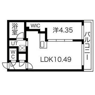 ラ・シュエットI【405号室】の間取り