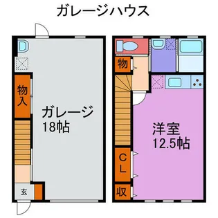 GARAXIA福崎【07号室】の間取り