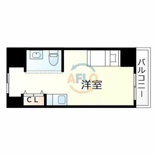 エニシエ北巽【4階】の間取り