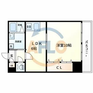 FUKUE BLD【7階】の間取り