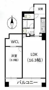 ブラービ南船場【6階】の間取り