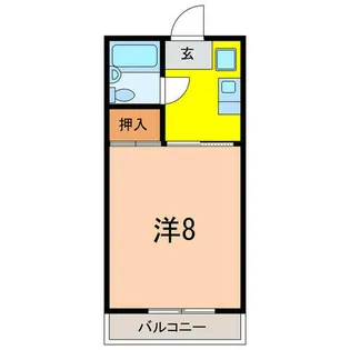 ルピナス知立B【2階】の間取り