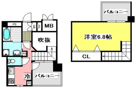 エルメンハイムⅠ【103号室】の間取り