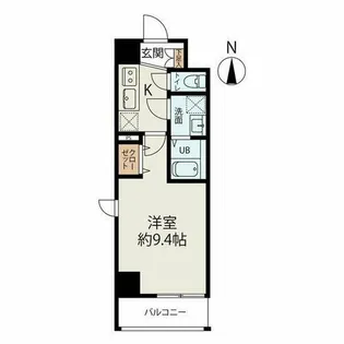 アヴェリエ栄三丁目【5階】の間取り