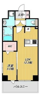 プレサンス神戸セレスティア【7階】の間取り