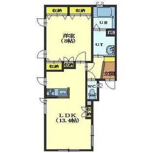 トラモント【201号室】の間取り