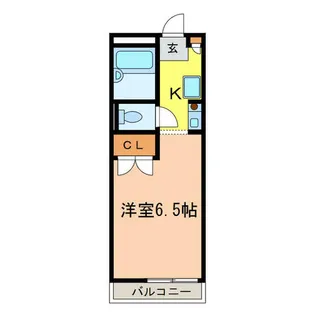 レオパレス滝谷【205号室】の間取り