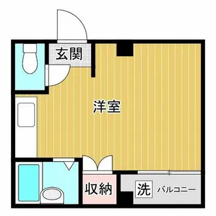 ウィン長居西【5階】の間取り