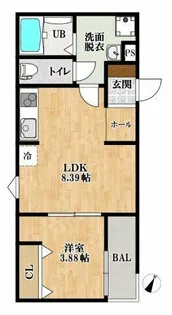 F style西大塚【1階】の間取り