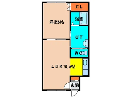 NEXTⅡ【101号室】の間取り