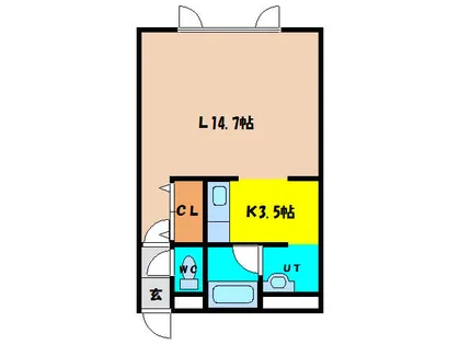 ラルジュ【306号室】の間取り