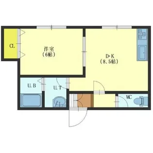 アールズmB【102号室】の間取り