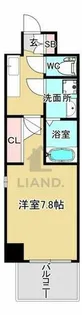 パルク博多駅南【201号室】の間取り