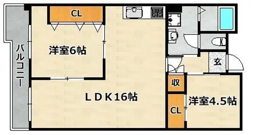 ハイツKOYO【303号室】の間取り