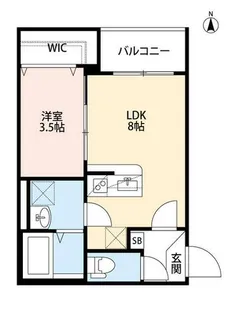 大阪府豊中市原田元町2丁目【アパート】の間取り