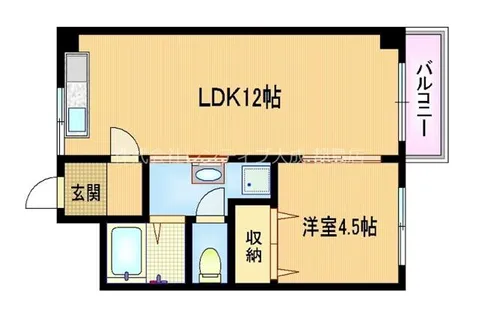 大宮マンション【3階】の間取り