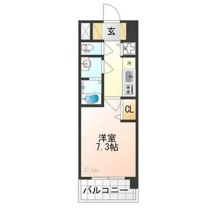 アスヴェル京都壬生EAST【2階】の間取り