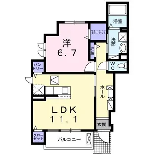 ネオ レジデンス【1階】の間取り