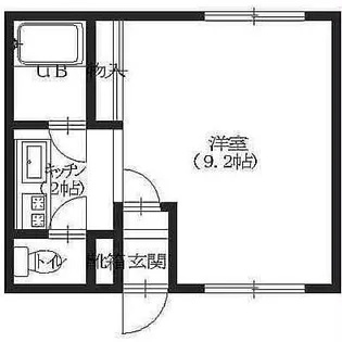 レジェンド北大前Ⅱ【104号室】の間取り