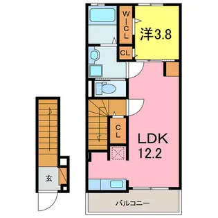 ヒカルサ刈谷東境町【2階】の間取り