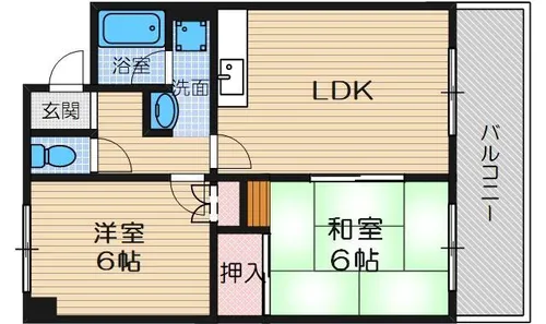 プレジデント【3階】の間取り