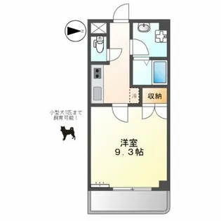 プレジール今福鶴見【6階】の間取り