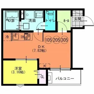 F+style八尾北久宝寺【2階】の間取り