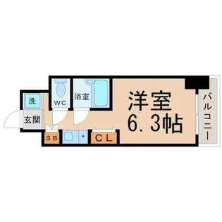 ミスターワシントンビル【7階】の間取り
