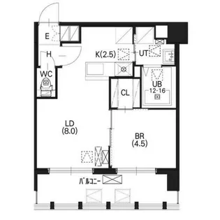 リシェス桑園【3階】の間取り