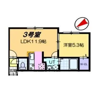 ステラレグノ【103号室】の間取り