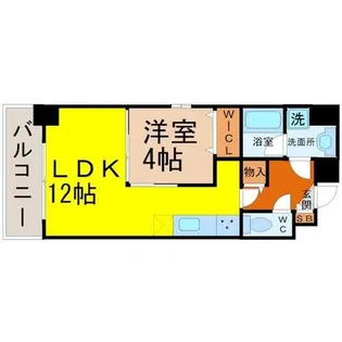 LAULEA HEIAN(ラウレアヘイアン)【8階】の間取り