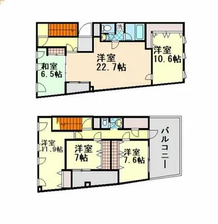 ルマ・ソネ【4号室】の間取り