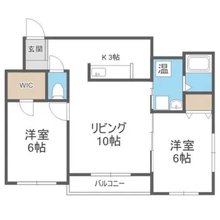 グランディール伏見【3階】の間取り