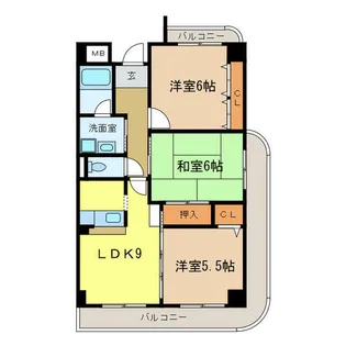 エクセレン・シーアイ【301号室】の間取り