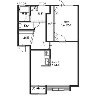 リッツカールトン【102号室】の間取り