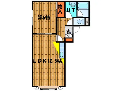 シャルル大手町【402号室】の間取り