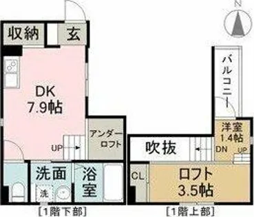 PAZ(パース)【1階】の間取り