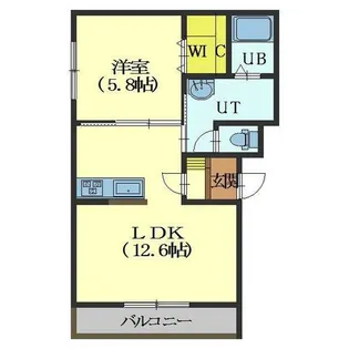 エテルノ美原【2階】の間取り