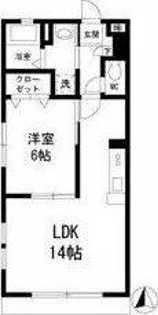 グレースコート【1階】の間取り