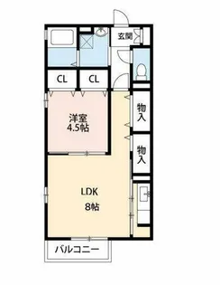 ボヌールⅡ【1階】の間取り