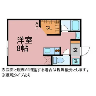 My Life大橋通【2C号室】の間取り