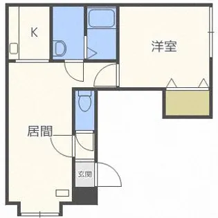 チェルシー上野幌【203号室】の間取り