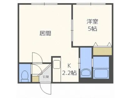 レジナス澄川【102号室】の間取り